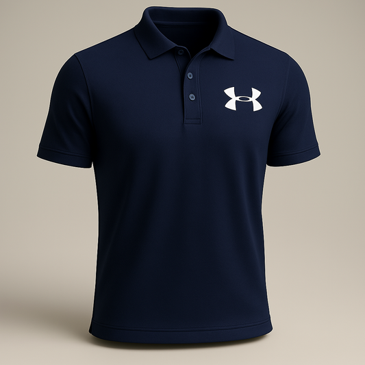Premium Navy Blue Polo Shirt – Under Armour | Breathable & Stylish
