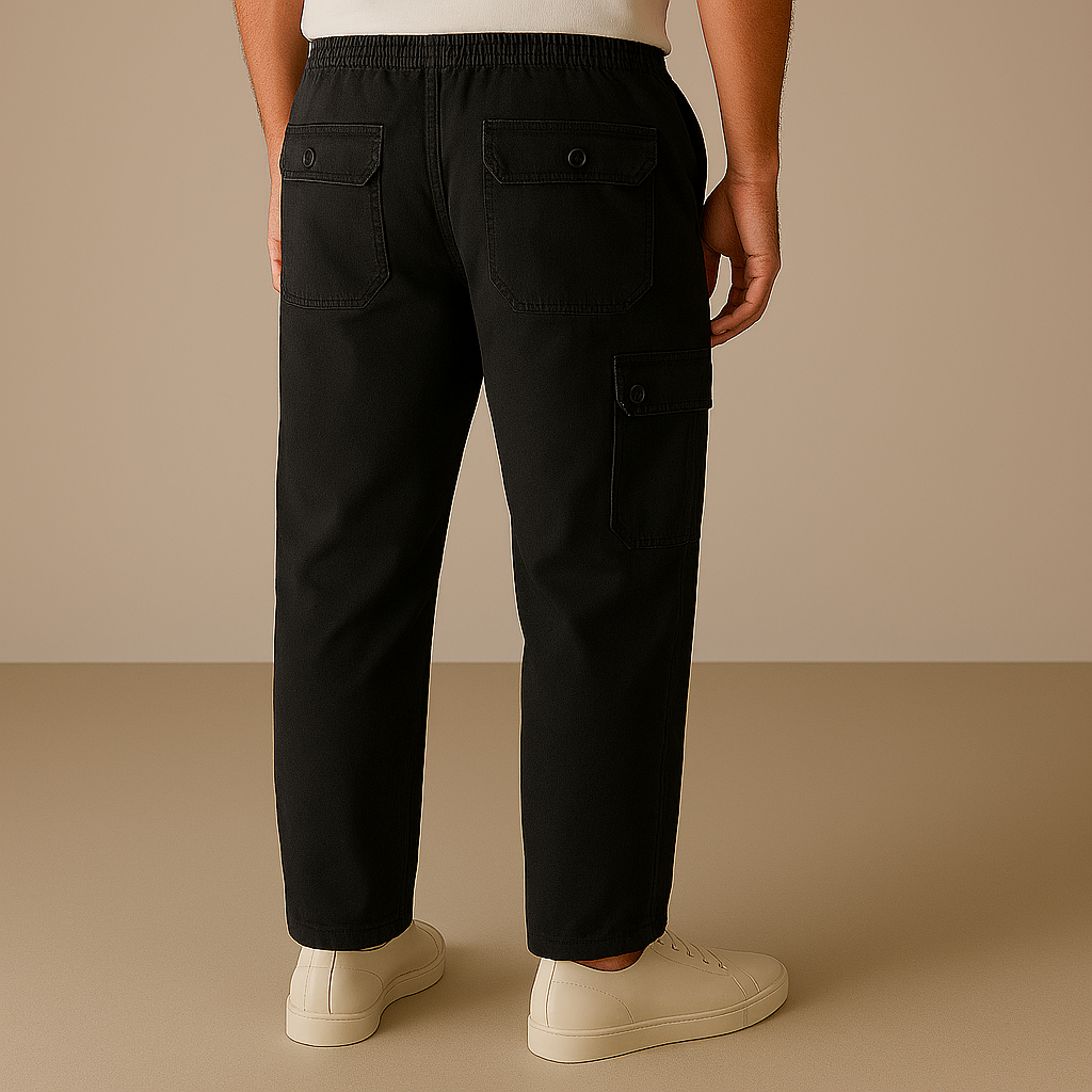 Premium Quality Black Cargo Trousers