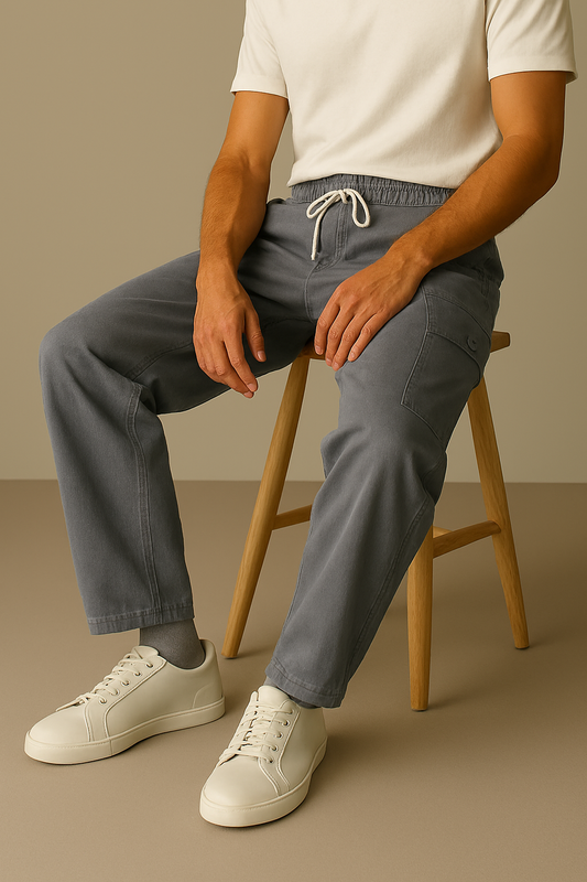 Premium Quality Gray Cargo Trousers